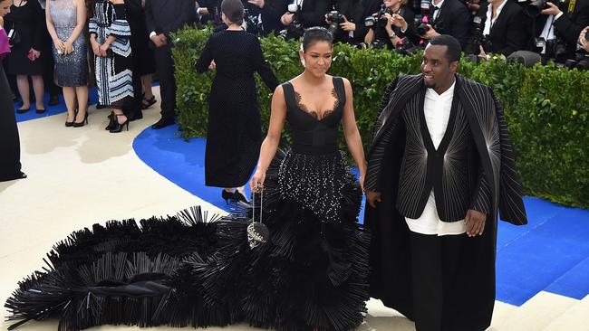 Cassie and Sean "Diddy" Combs at the Met Gala, May 2017. Picture: Theo Wargo/Getty Images For US Weekly