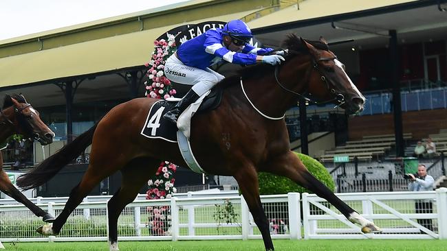 Hurt So Good was one of five winners for trainer Tony Gollan at Eagle Farm. Picture: Grant Peters/Trackside Photography