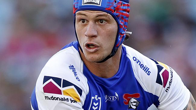 Newcastle's Kalyn Ponga during the NRL Elimination Final match between the South Sydney Rabbitohs and Newcastle Knights at ANZ Stadium. Picture. Phil Hillyard