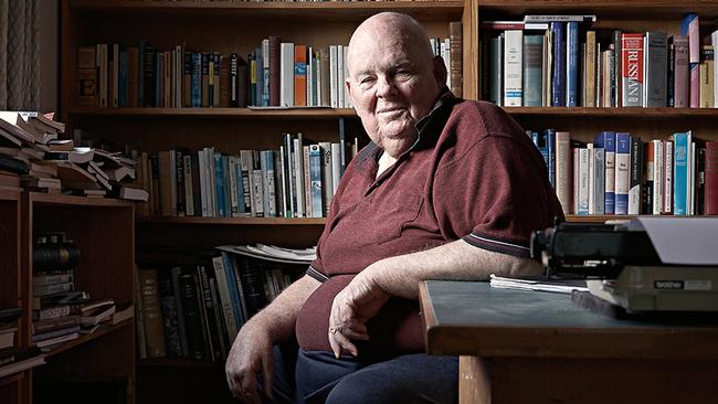 Poet Les Murray at home in Bunyah. Picture: Nick Cubbin