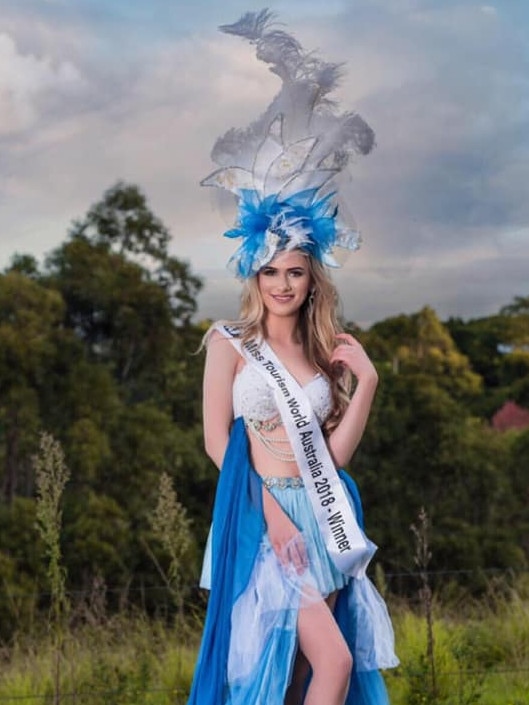 Nikol, pictured in her national costume, is an aspiring actress. Picture: Facebook