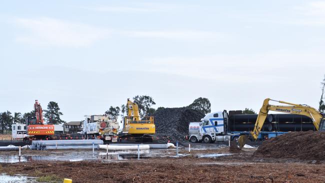 Work has begun on the Evans Head-Woodburn Road for the Pacific Highway bypass.