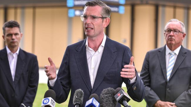 NSW Premier Dominic Perrottet has spoken sternly to the unvaxxed. Picture: Flavio Brancaleone