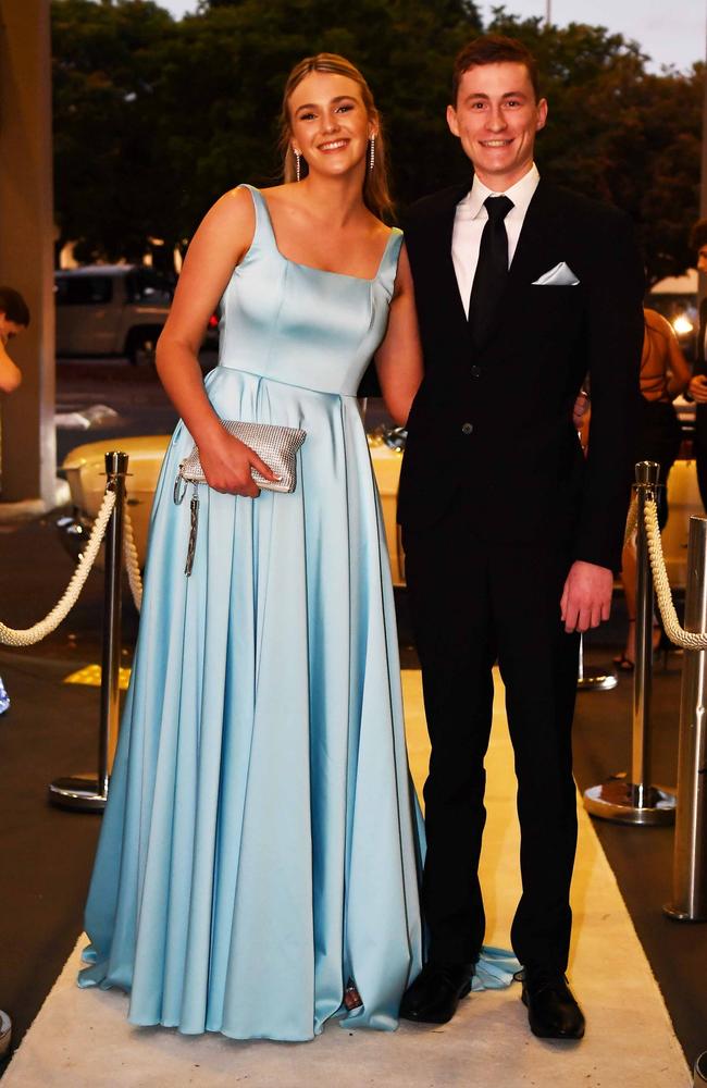 Amali Payne and Jonah Greenham at year 12 formal, Nambour Christian College. Picture: Patrick Woods.