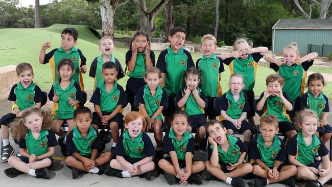 My First Year: Musgrave State School Prep Silver. Front Row: May, Coen, Phoenix, Mia, Jude, Charlie, Ariya. Middle Row: Nicolas, Summer, Michael, Maisie, Aria, Luna, Maximus. Back Row: Zayn, Harry, Korah, Kendall, Joseph, Evangeline. Picture Glenn Hampson. ,
