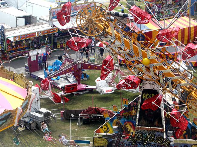 Final day of the Gold Coast Show at Parklands , L-R