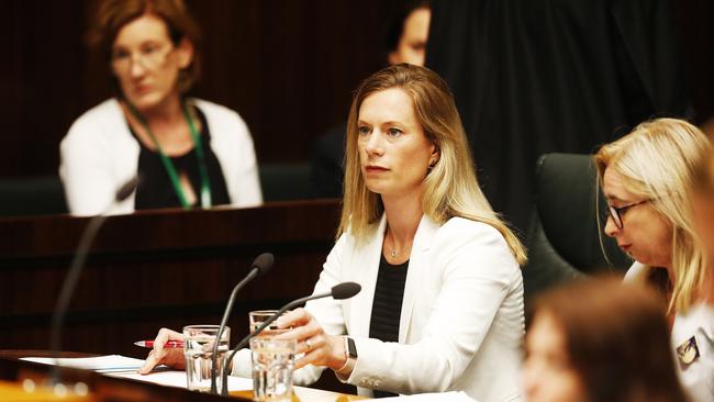 Labor leader Rebecca White during question time in state Parliament. Picture: Zak Simmonds