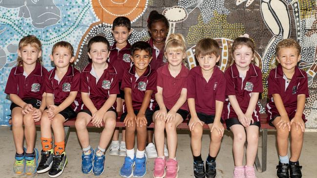 Andergrove State School Prep N Back row: Moale Chatto, Zelina Dow Front row: Maddox Johnson, Lennox Mitchell, Jase Wilson, Malik Ganoo, Olyvia Bates, Hudson Wolfenden, Emori Blanch, Chase Watts Picture: Michaela Harlow.