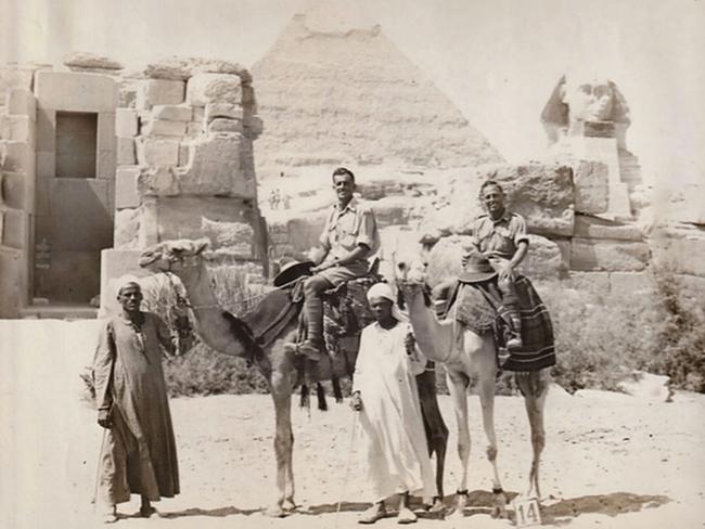 “My wife’s father Arthur Culbert Men of 2/17th Infantry Battalion parading in Egypt, then or later to become part of ‘The Desert Rats’ in the Siege of Tobruk.” Picture: Supplied by Allan Cooper