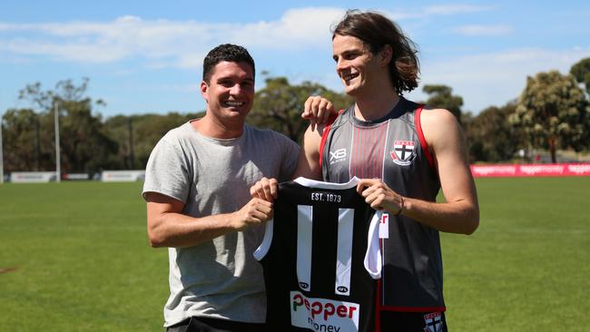 Former St Kilda player Leigh Montagna said Clark caught his eye early. Picture: Corey Scicluna