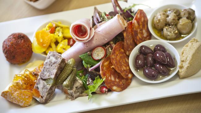 The signature tasting platter at Talbot provedore that makes the most of Central Victorian produce.