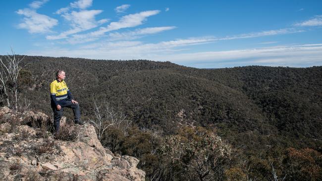 James Fitzgerald lost his life’s work, his animal sanctuary, the animals recovering within it and his home. The crew of an C-130 air tanker defending his property lost their lives. Picture: Supplied