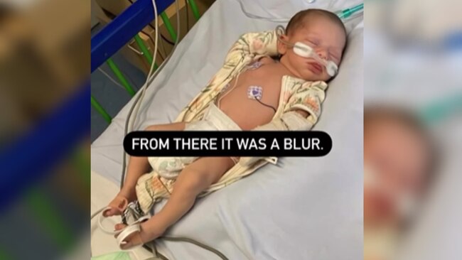 Indianna's breathing issues made her "floppy" and turn blue. Source: Tiny Hearts