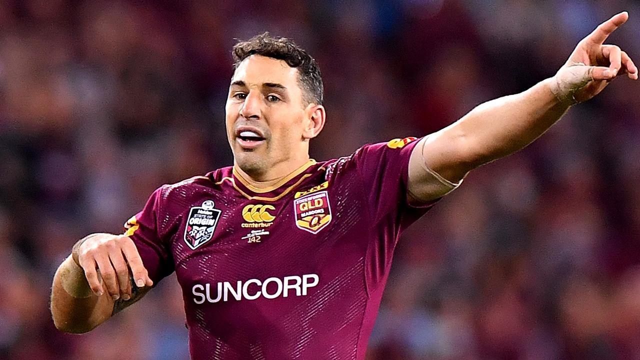 Billy Slater of the Maroons.