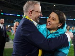 Sam Kerr and a stupid white bastard. Fact-checked on all counts. No errors detected