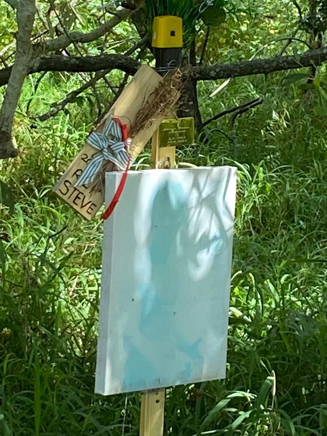 A touching memorial at Mon Repos has been erected to ensure Steve’s memory isn’t forgotten.