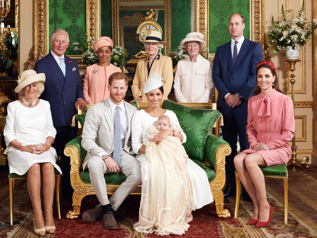 Charles and Camilla, Meghan’s mum Doria Ragland, Princess Diana’s sisters Lady Jane Fellowes and Lady Sarah McCorquodale, and William and Kate were all in attendance.