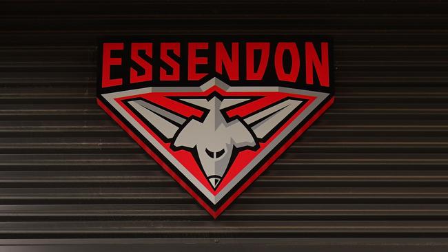 The Bombers are considering changes their logo. Picture: AAP Image/Scott Barbour