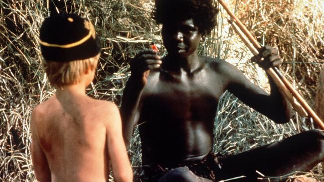 Aboriginal actor David Gulpilil in Walkabout.