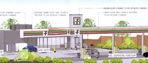 The new station would be able to hold 17 cars in queue and would provide nine onsite parking spaces.