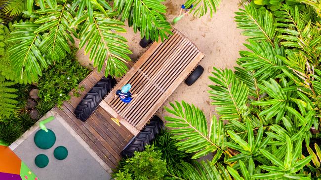 A section of the small play space at Cairns School of Distance Education. Picture: Supplied