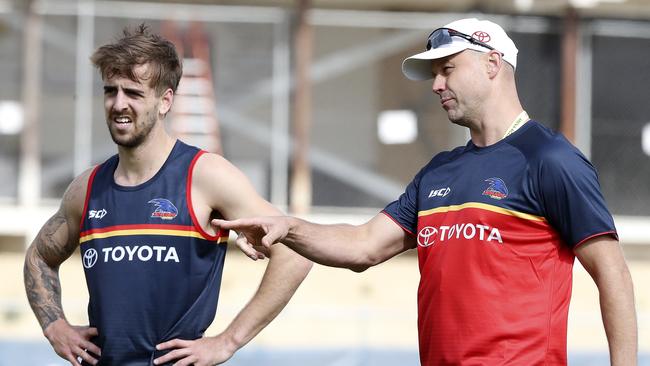 Jordan Gallucci with Matthew Nicks. Picture: Sarah Reed.