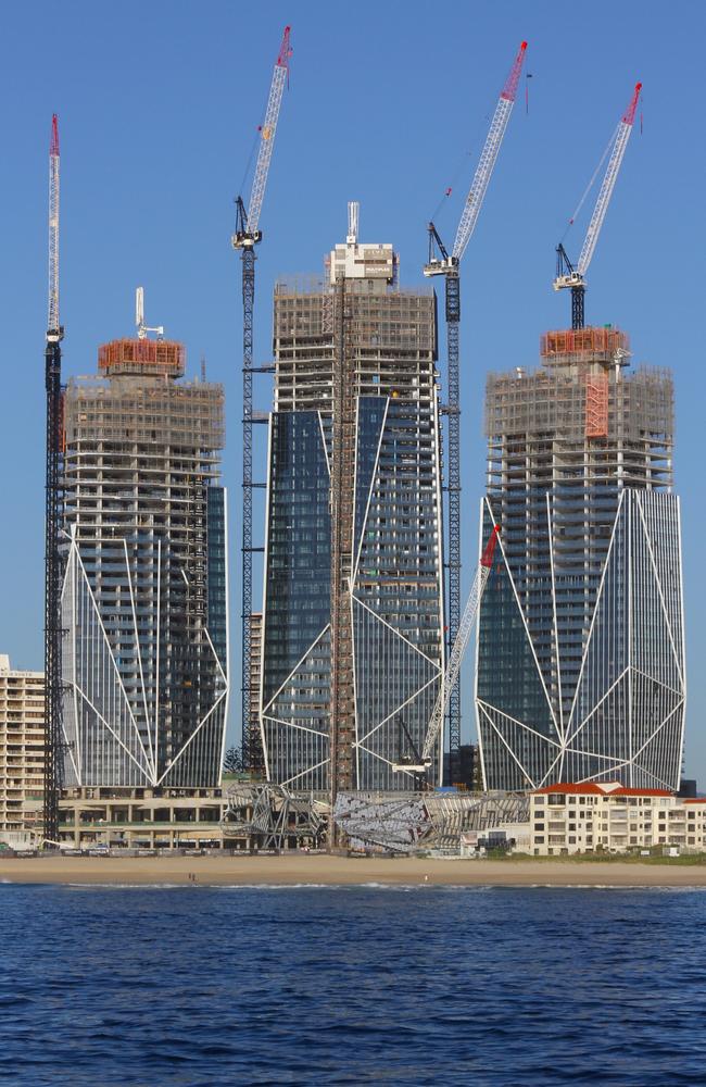 A view of the Jewel project from the sea. Photo: Nigel Tod