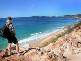 The Cooloola Great Walk Carlo Sand blow. Picture: Craig  Warhurst