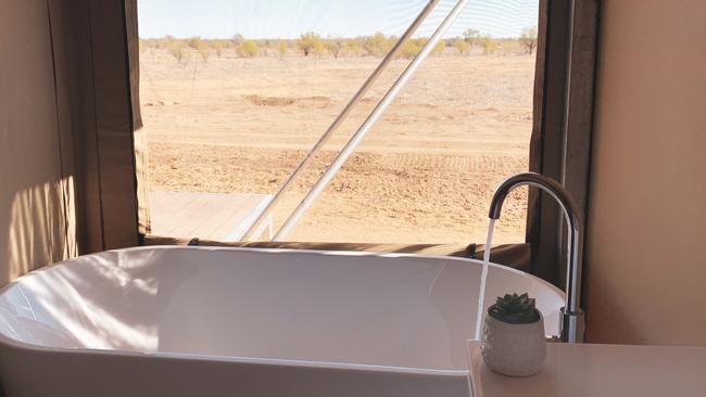 Bath with a view.