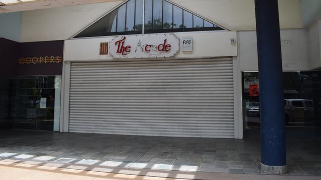 Kern Arcade remains vacant after the centre closed at the end of January 2021. Picture: Aden Stokes