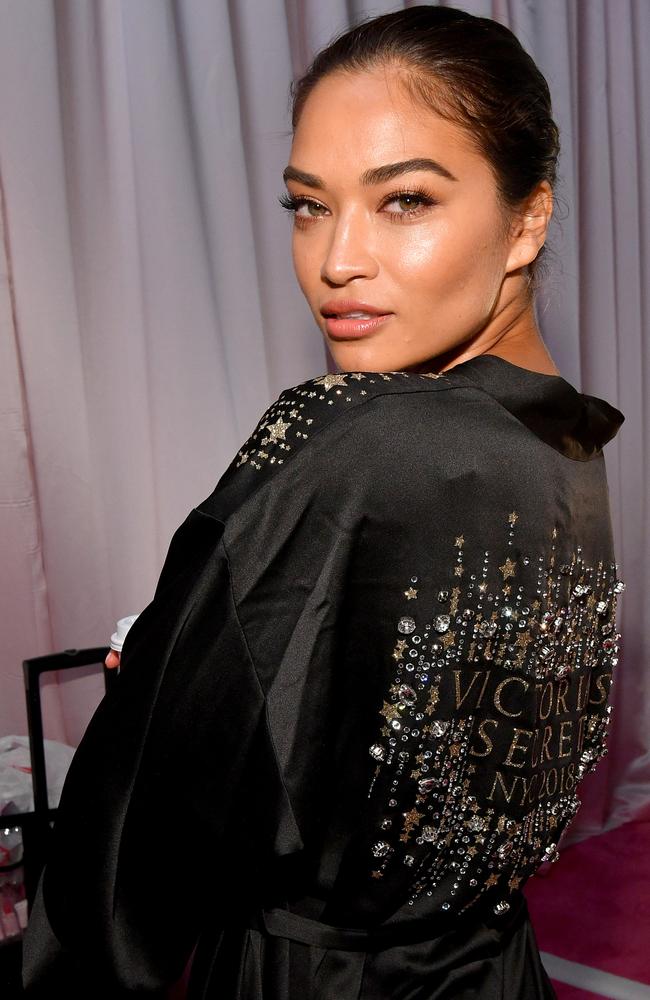 Role model. Shanina Shaik, pictured backstage at Victoria’s Secret, says social media appearances are ‘not always real’. Picture: Getty Images for Victoria's Secret