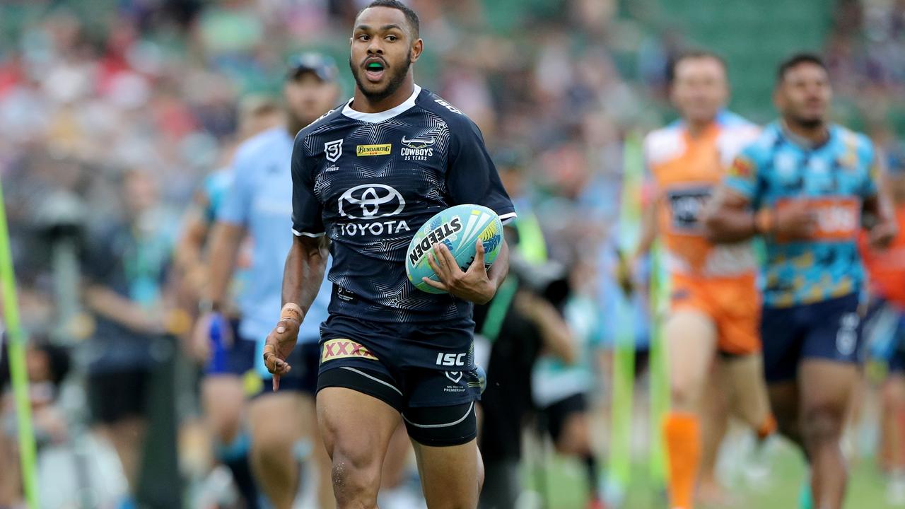 RUGBY LEAGUE: The North Queensland Cowboys have unveiled their jersey for  the NRL Nines.