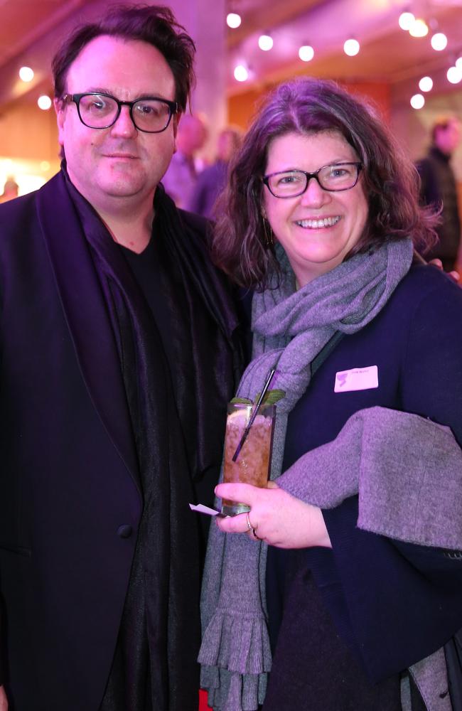 Director, Cameron Menzies and Jane Walker at the opening night of <i>Hair</i>. Picture: Peter Ristevski