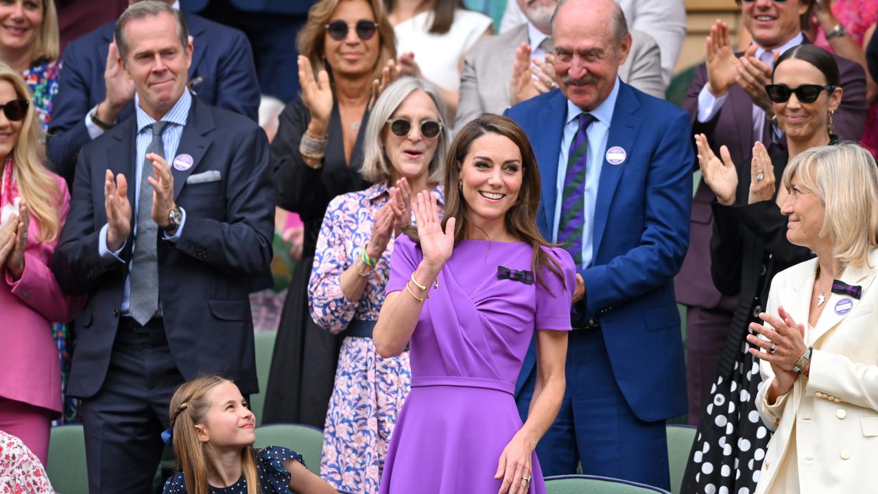 Princess Kate makes an appearance at Wimbledon on July 14, 2024. Picture: Karwai Tang/WireImage