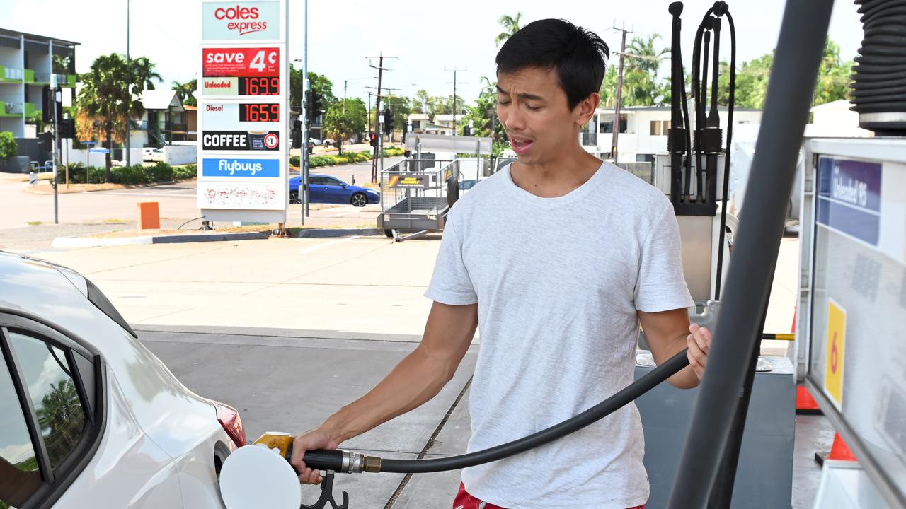 Petrol Prices on the rise in Darwin. Picture Julianne Osborne