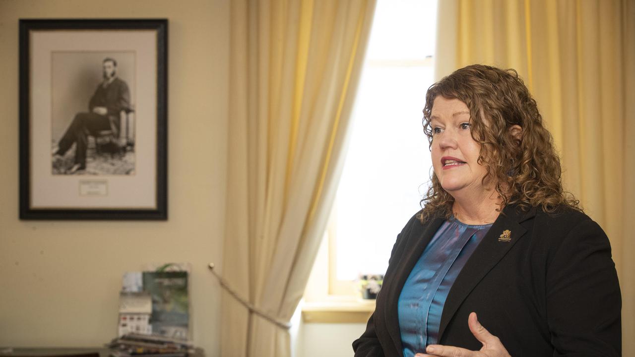 Hobart Lord Mayor Anna Reynolds at Town Hall. Picture: Chris Kidd