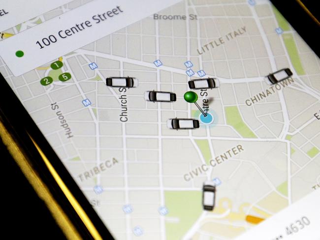 The taxi industry is worried about how Uber will be able to operate in the future. Picture: Mary Altaffer