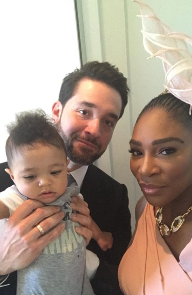 Serena Williams, pretty in pink. Picture: @serenawilliams/Instagram