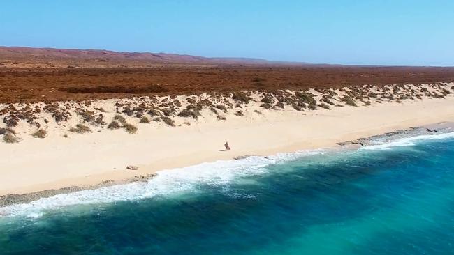 Felicity Palmateer in a remote part of the world. Pic: Chris White.