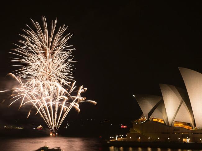 A private fireworks display lit up the sky at Natasha Lau and Andreas Wong’s nuptials.