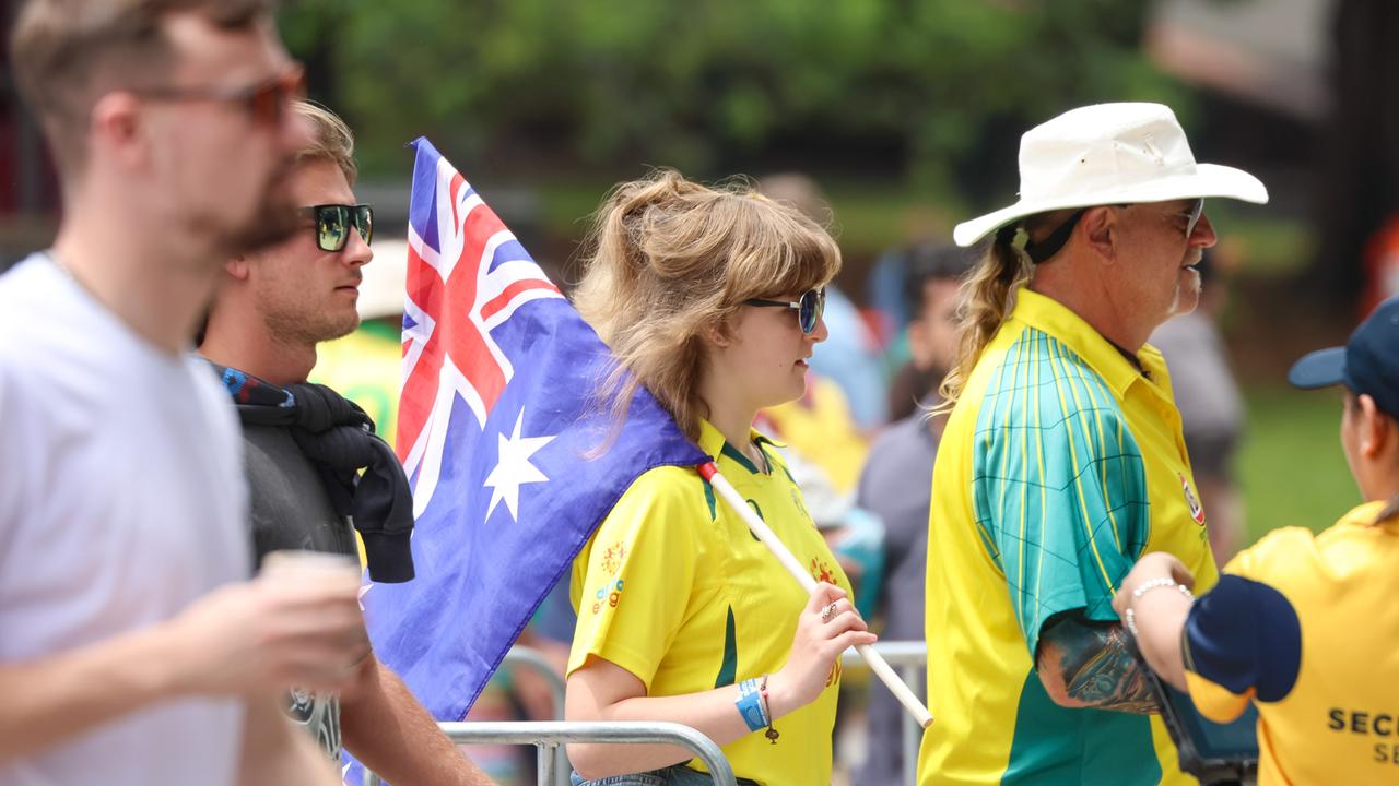 Cricket Australia has said there will be no mention of the words ‘Australia Day’ at this Friday’s Gabba Test. Picture: NCA NewsWire/ Brendan Beckett