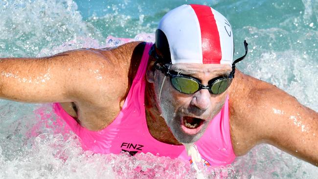 North Bondi swimmer Damian Barden at the Masters.