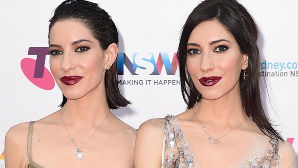 Veronica twins glam it up on the ARIA Awards red carpet