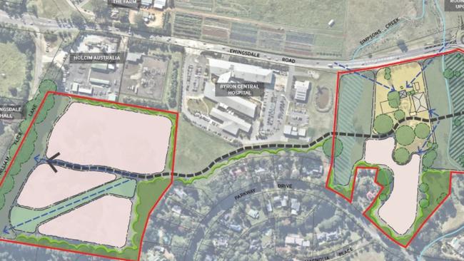 Ingenia Lifestyle has plans for an over-55s community on Ewingsdale Rd at Ewingsdale, although a development application has not been lodged and the council says the proposal would not be permitted.