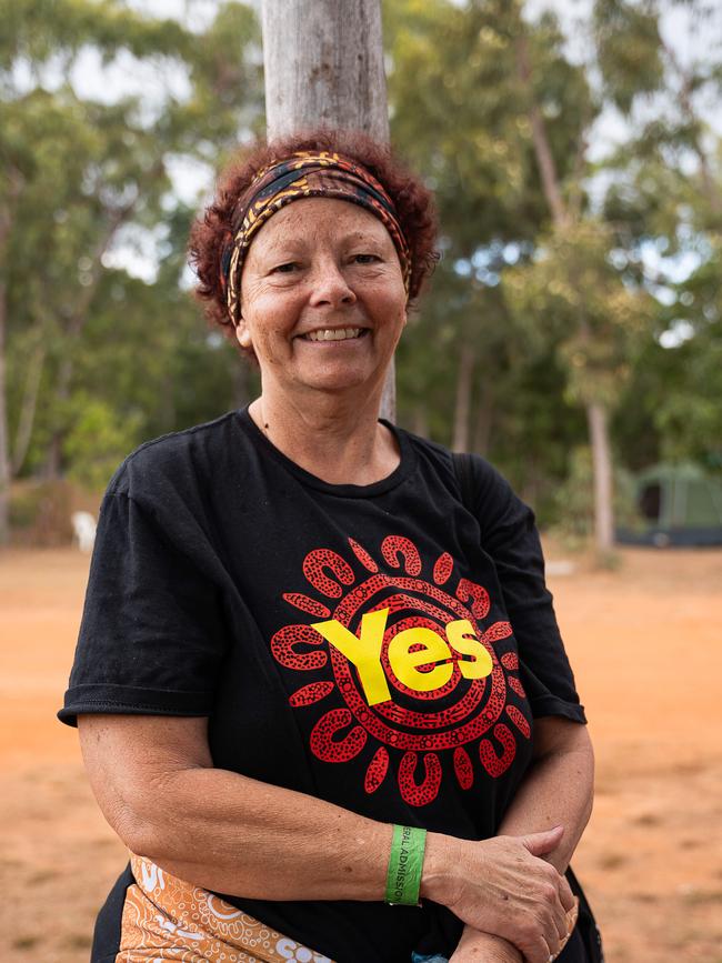 Vickie Parry CEO of Barring Regional Empowered Communities Group at the Garma Festival 2023. Picture: Pema Tamang Pakhrin