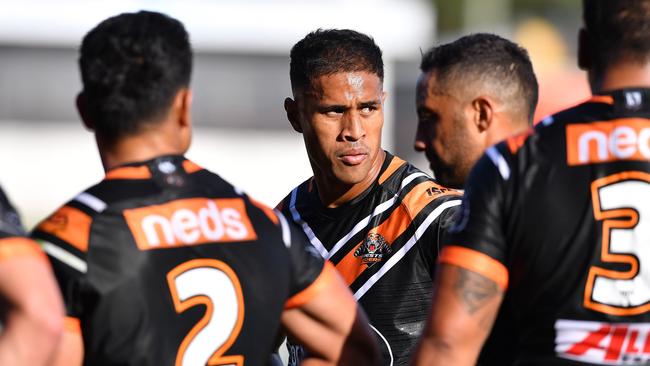 The Wests Tigers are facing tough times off the field like all NRL clubs. Picture: Robb Cox/NRL Photos