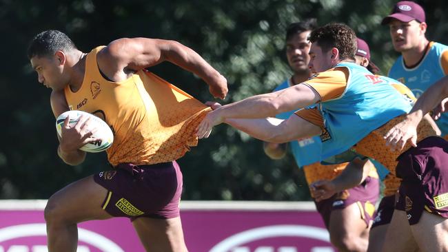 Pangai Jr regrets putting the game at risk. Picture: Peter Wallis