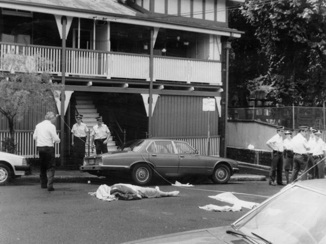 The scene where Danny Chubb was shot and killed at Miller’s Point in 1984. 