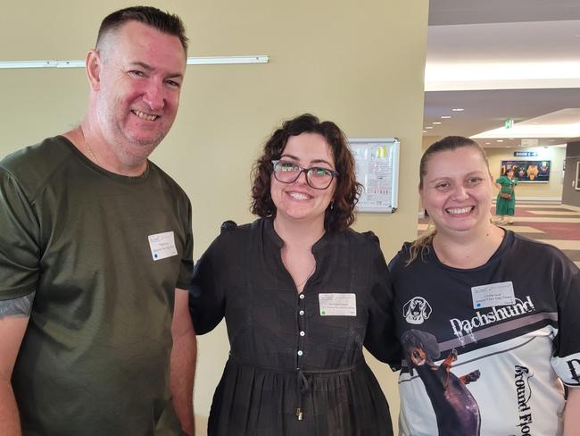 Paul Welsh, Monique O'Keefe and Linda Welsh