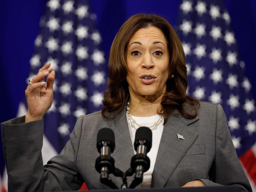 US Vice President Kamala Harris defended Mr Biden after the debate. Picture: Getty Images via AFP